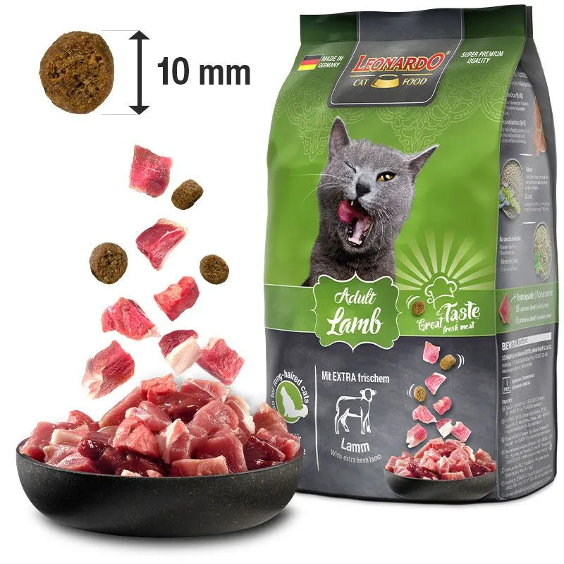 LEONARDO Adult Lamb 300 g | Pienso para gatos adultos