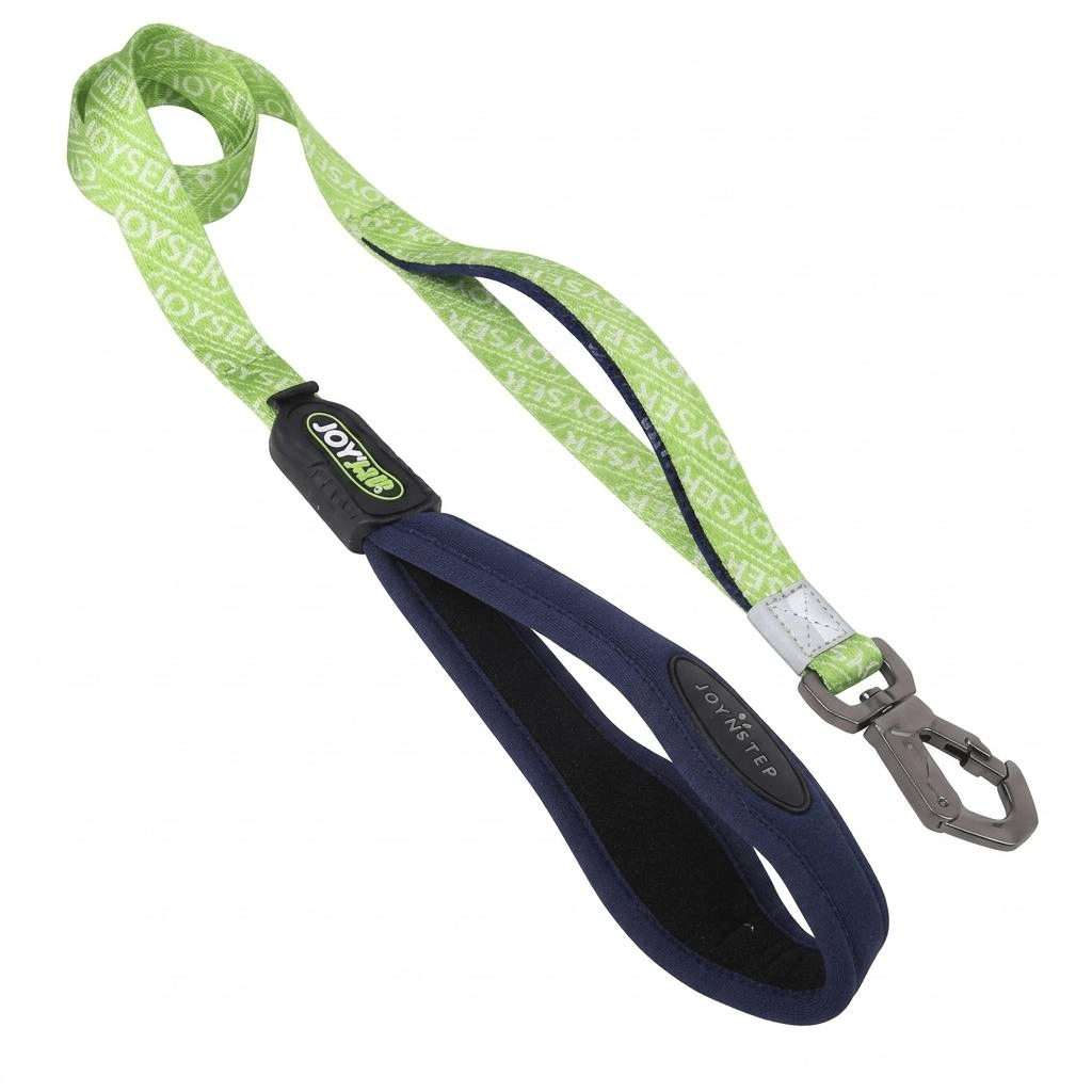 Correa Nylon Joyser Azul/Verde L-XL con Cierre 1.2m | Paseo Seguro