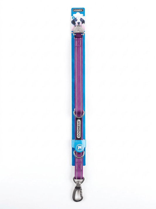 Correa Reflectante Neopreno Dogness Lila L 1.52m | Paseo Seguro