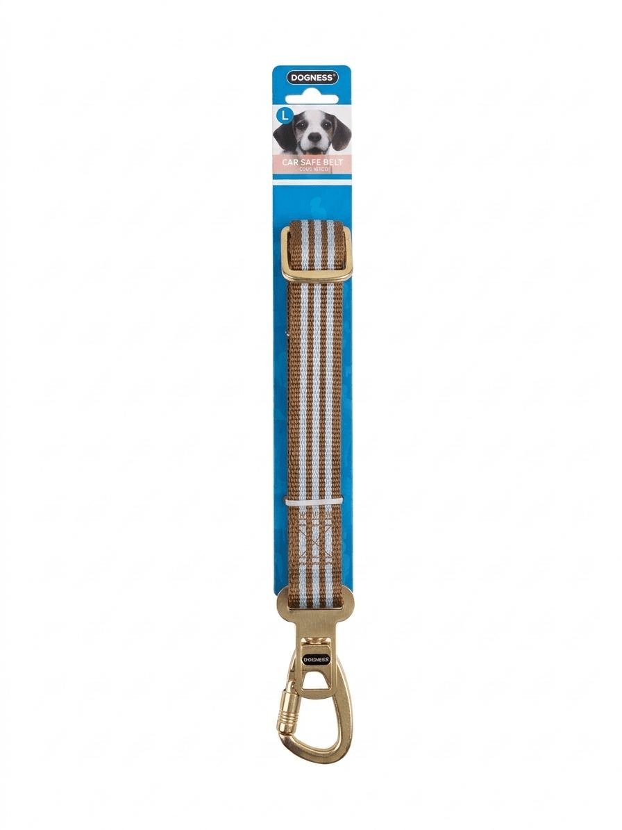 Enganche Cinturón Dogness Marrón 61cm | Manos Libres