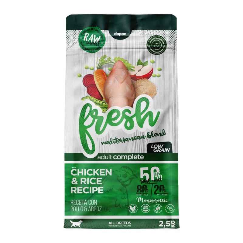 Fresh Mediterranean Blend Adult Complete (Low Grain) 2,5 kg