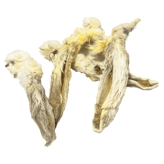 Fresh Raw Oreja de Conejo con Pelo para Perros – Snack Natural Dental
