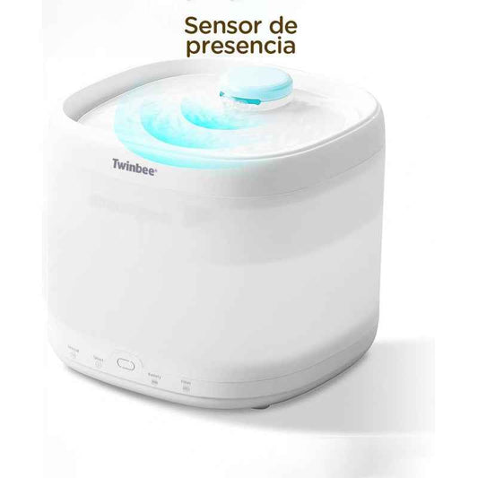 Twinbee Smart Pet Water Fountain – Fuente Inalámbrica con Sensor de Presencia