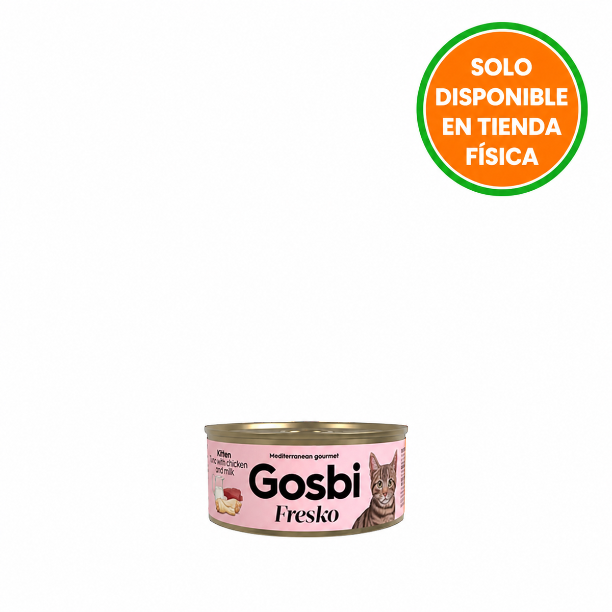 Gosbi Fresko Cat Kitten Atún con Pollo y Leche 70 gr