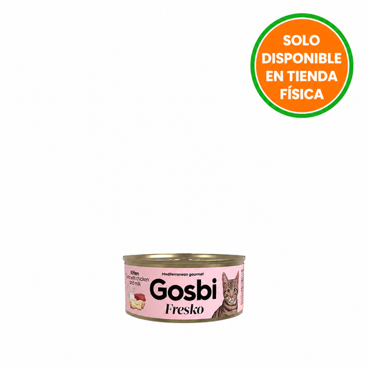 Gosbi Fresko Cat Kitten Atún con Pollo y Leche 70 gr