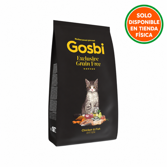 Gosbi Exclusive Grain Free Cat Kitten Pollo y Pescado 400 gr
