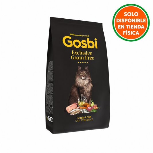 Gosbi Exclusive Grain Free Cat Sterilized Pato y Pescado 400 gr