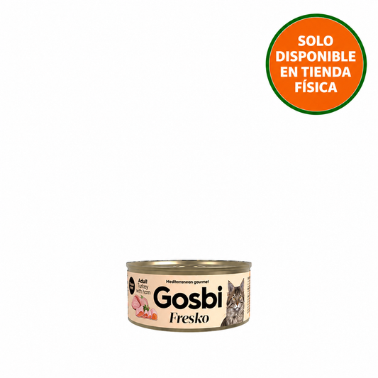 Gosbi Fresko Cat Adult Pavo con Jamón 70 gr