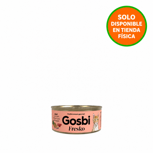 Gosbi Fresko Cat Adult Atún con Salmón y Piña 70gr