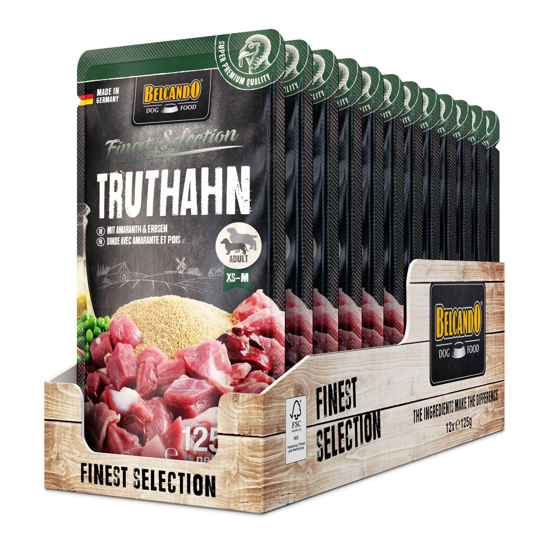 Belcando Finest Selection Pavo con Amaranto & Guisantes 125g