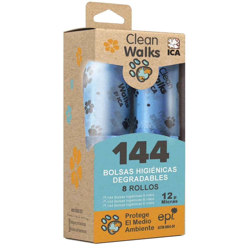 Bolsas Degradables Clean Walks 144 uds