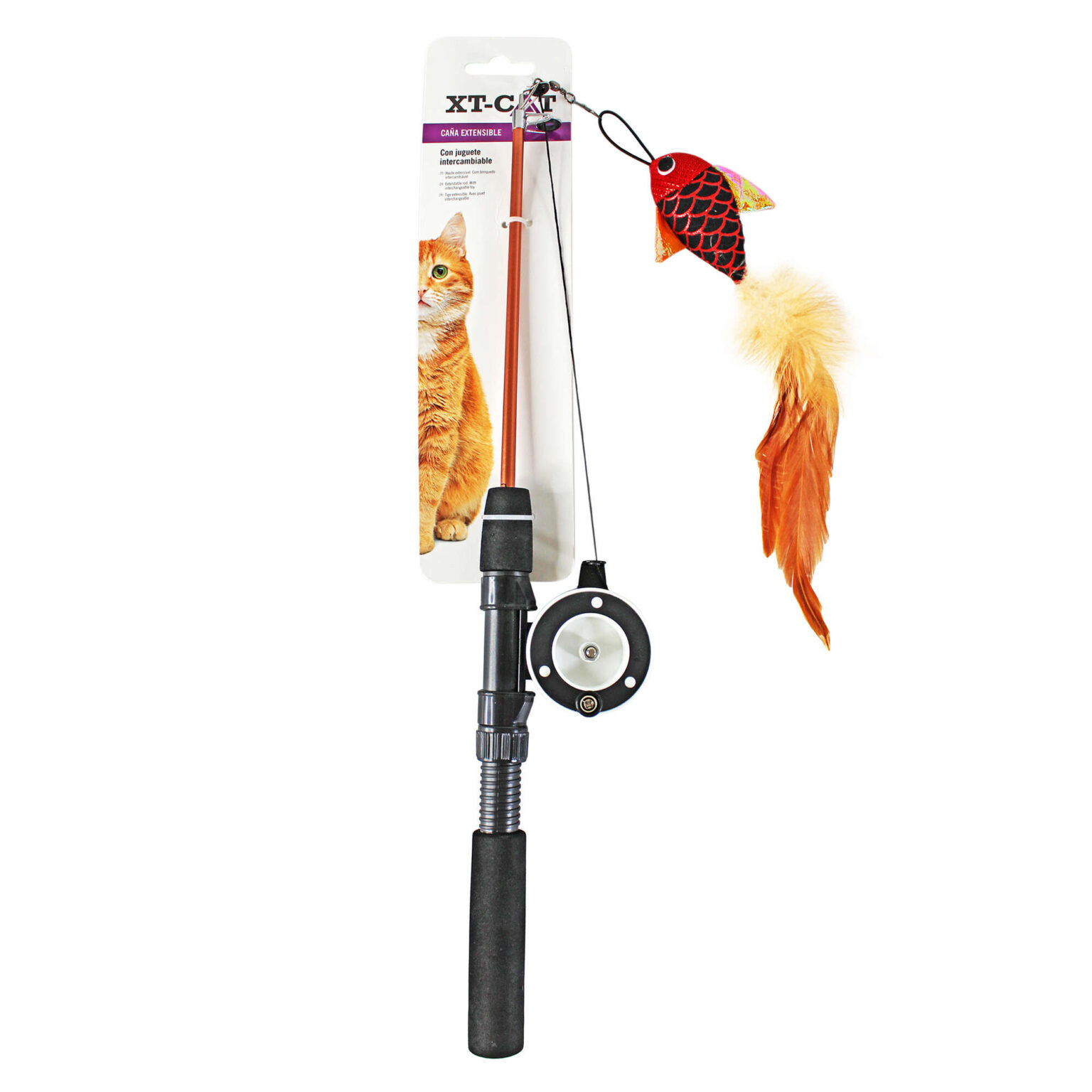 Caña de pescar extensible XT-CAT (46 – 76 cm)