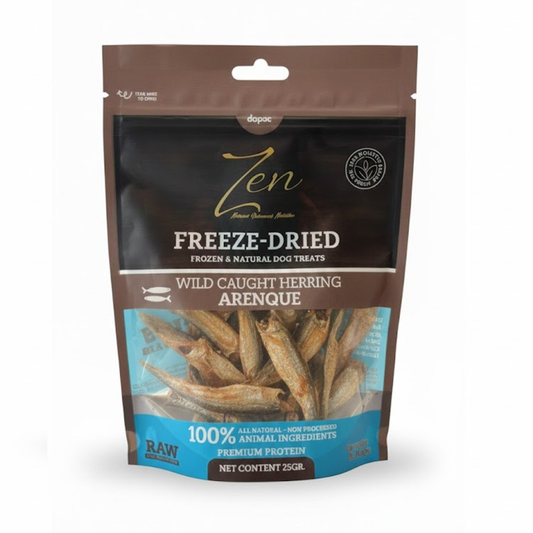 ZEN Freeze dried Snacks de Arenque liofilizado 25gr