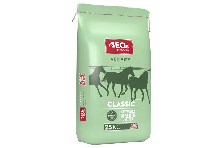 4Eqs Activity Classic G 25kg – Pienso en gránulos para caballos y ponis con actividad moderada
