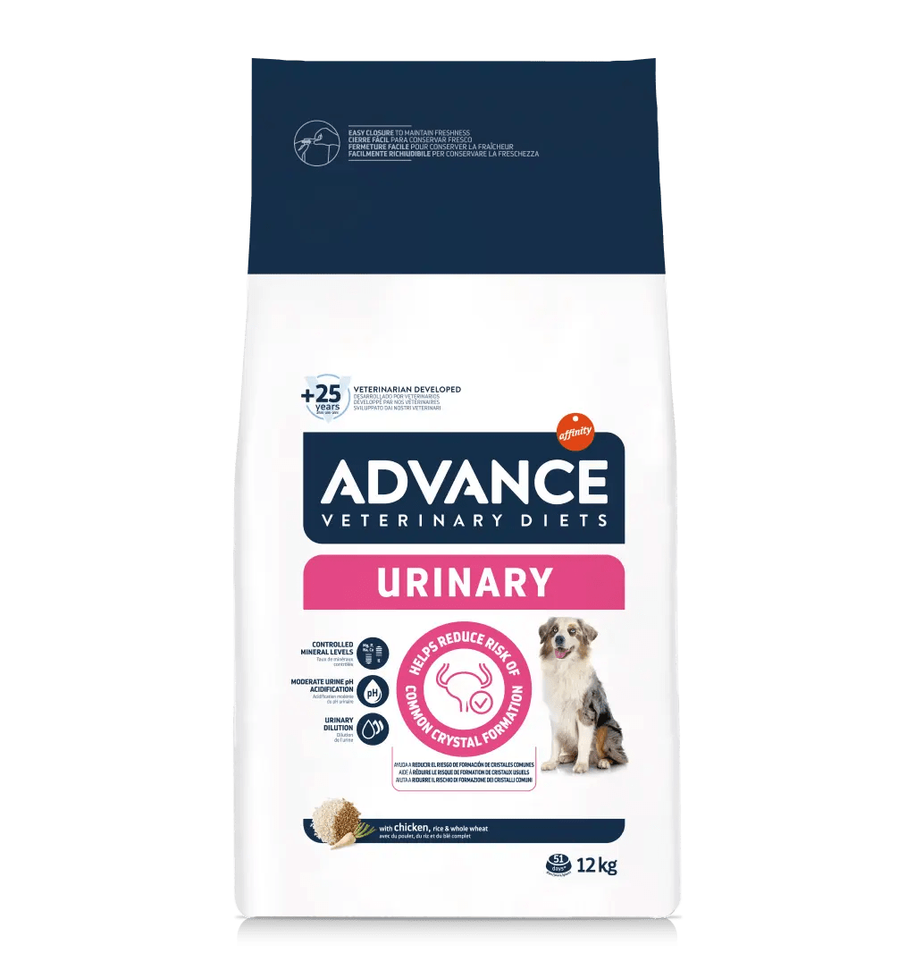 Advance Veterinary Diets Urinary Pienso Dietético para Problemas Urinarios – 12 kg