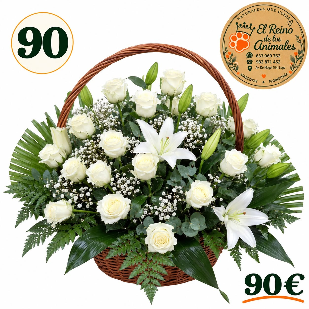 Centro de flores nº90