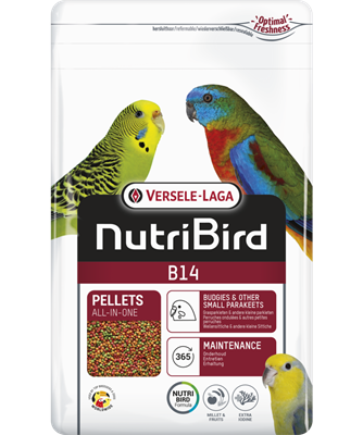 NutriBird B14 1kg – Pellets completos para periquitos y psitácidos pequeños