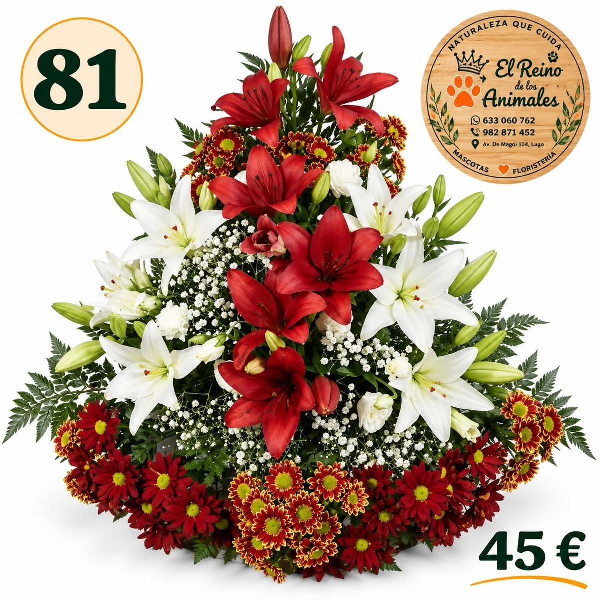 Centro de flores nº81