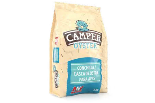 Camper Oyster - Carbonato Cálcico para Aves 5kg