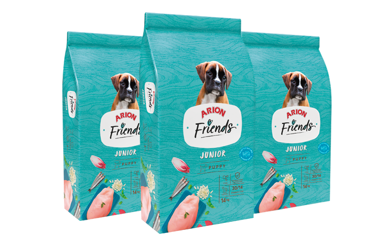 Arion Friends Junior Pienso para Cachorros de Todas las Razas – 3 kg