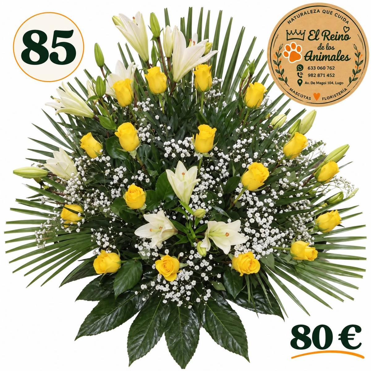 Centro de flores nº85
