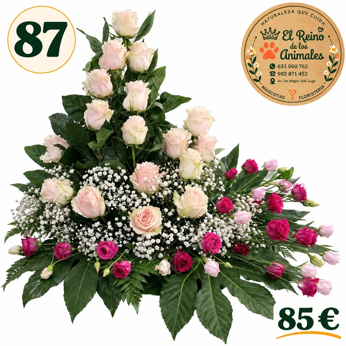 Centro de flores nº87