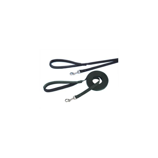 Correa Extra Larga Nobby Negra 10m | Adiestramiento
