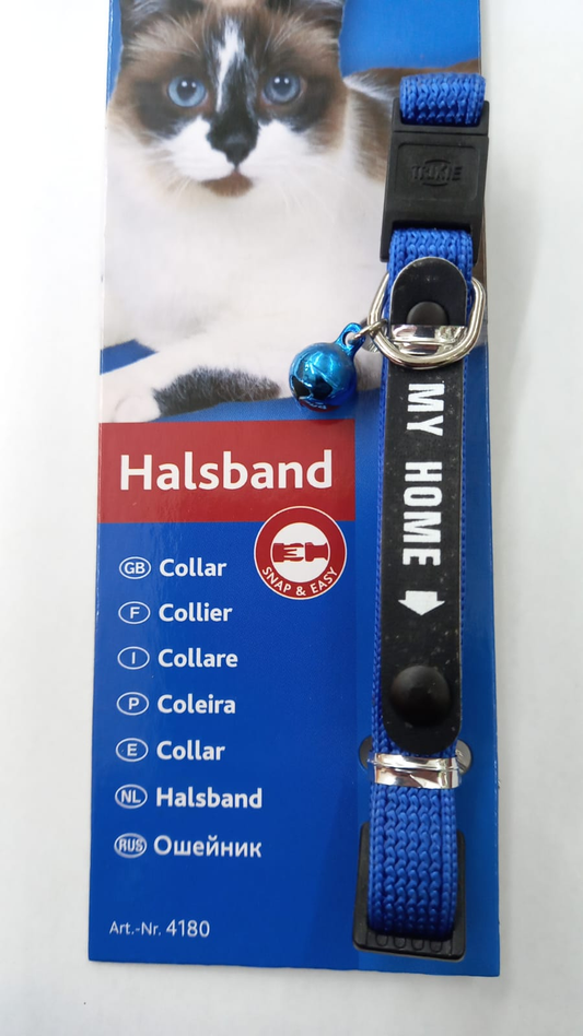 Collar para Gato Trixie My Home con Cascabel