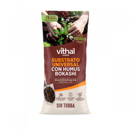Vithal Sustrato Universal con Humus Bokashi Sin Turba 5L