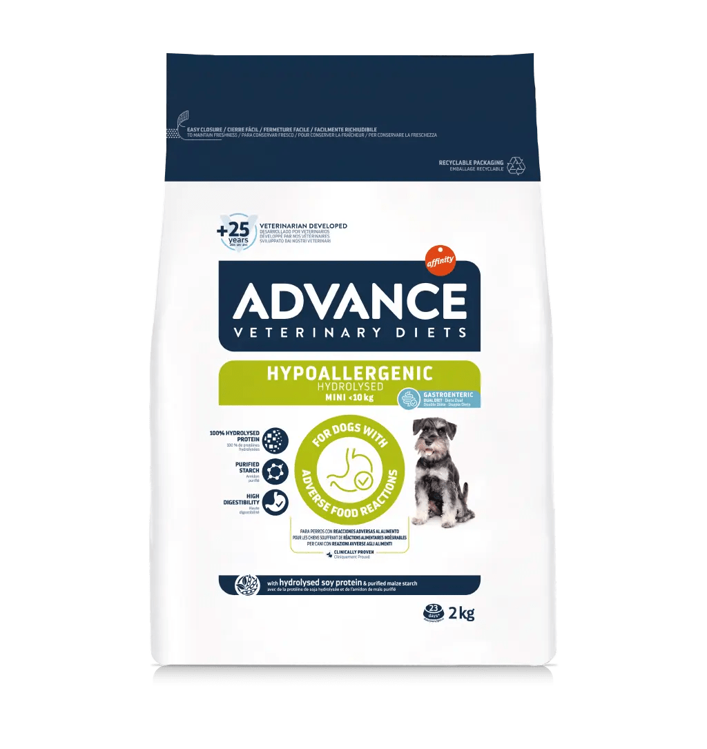 Advance Hypoallergenic Mini Pienso Hipoalergénico para Perros Pequeños – 2 kg