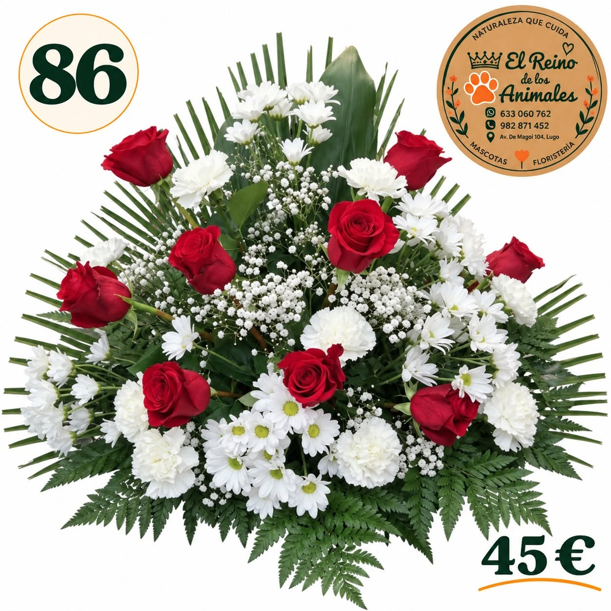 Centro de flores nº86