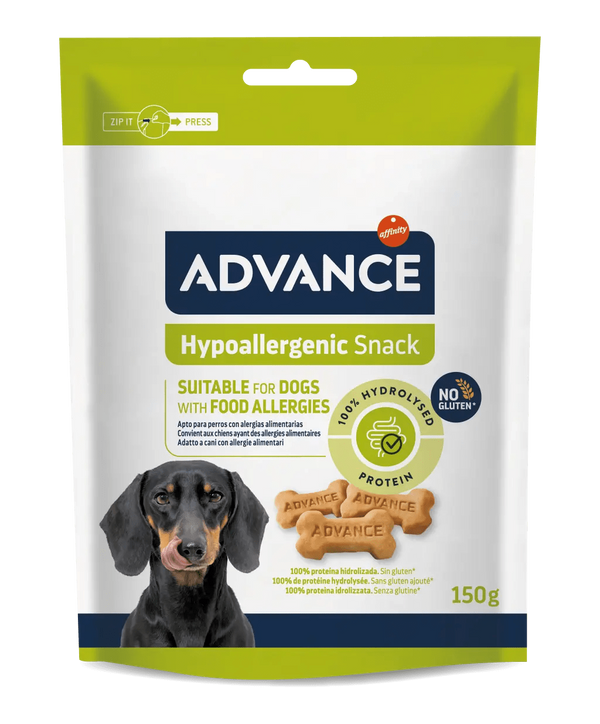 Advance Hypoallergenic Snack para Perros – Snacks Hipoalergénicos (150g)