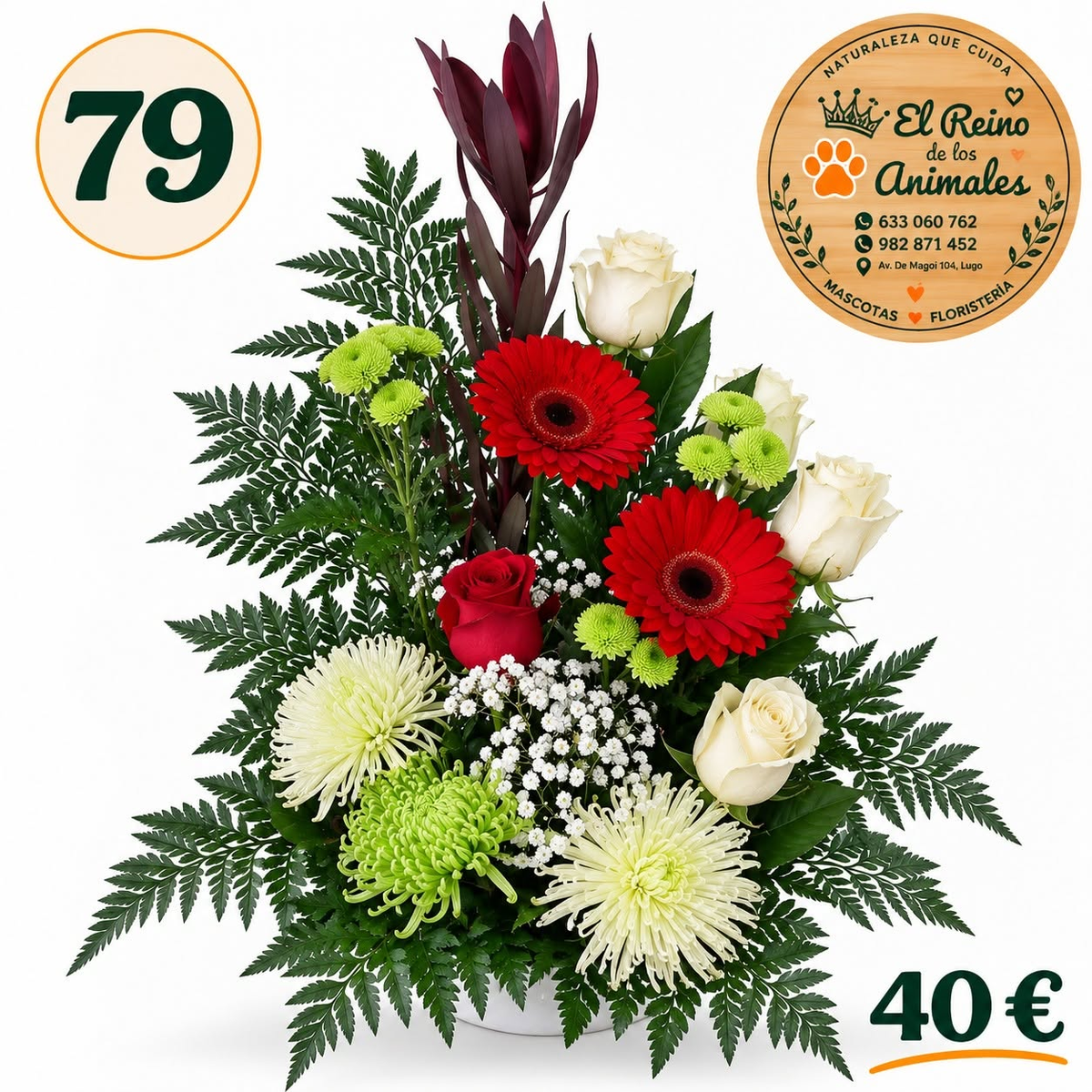 Centro de flores nº79