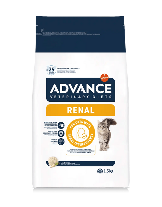 Advance Veterinary Diets Renal - Pienso Seco para Gatos con Insuficiencia Renal 1.5kg