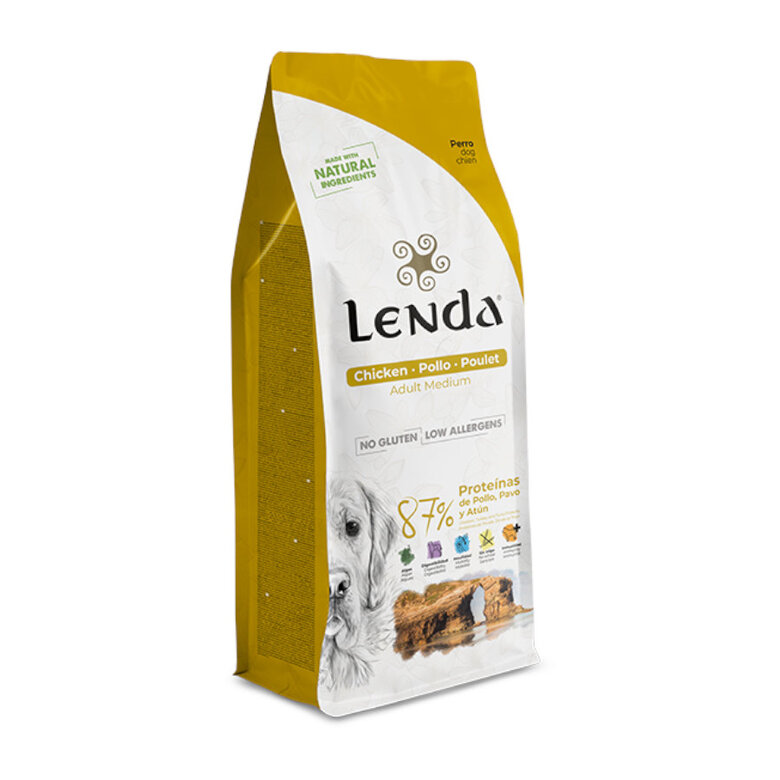 Lenda Pienso Natural con Aves de Corral para Perros Adultos – 12 kg