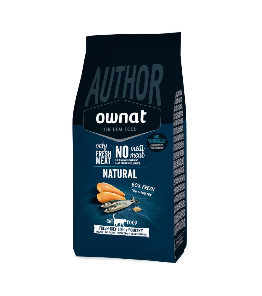 Ownat Author Fresh Pescado Azul y Ave Pienso para Gatos 1,5kg