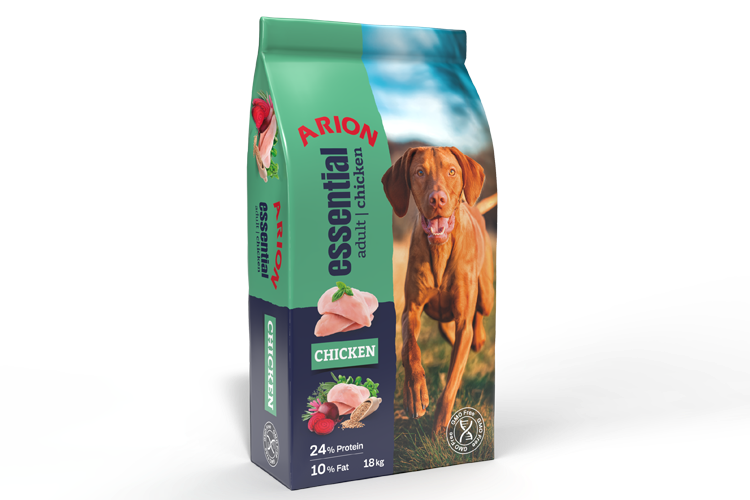 Arion Essential Pienso con Pollo para Perros Adultos – 18 kg