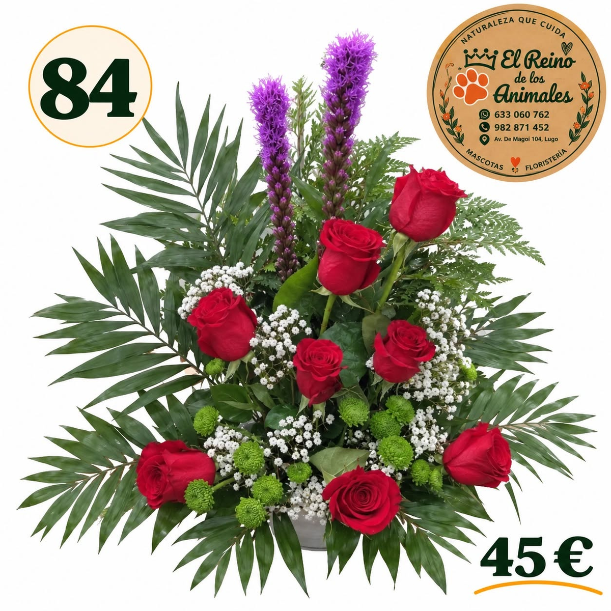Centro de flores nº84