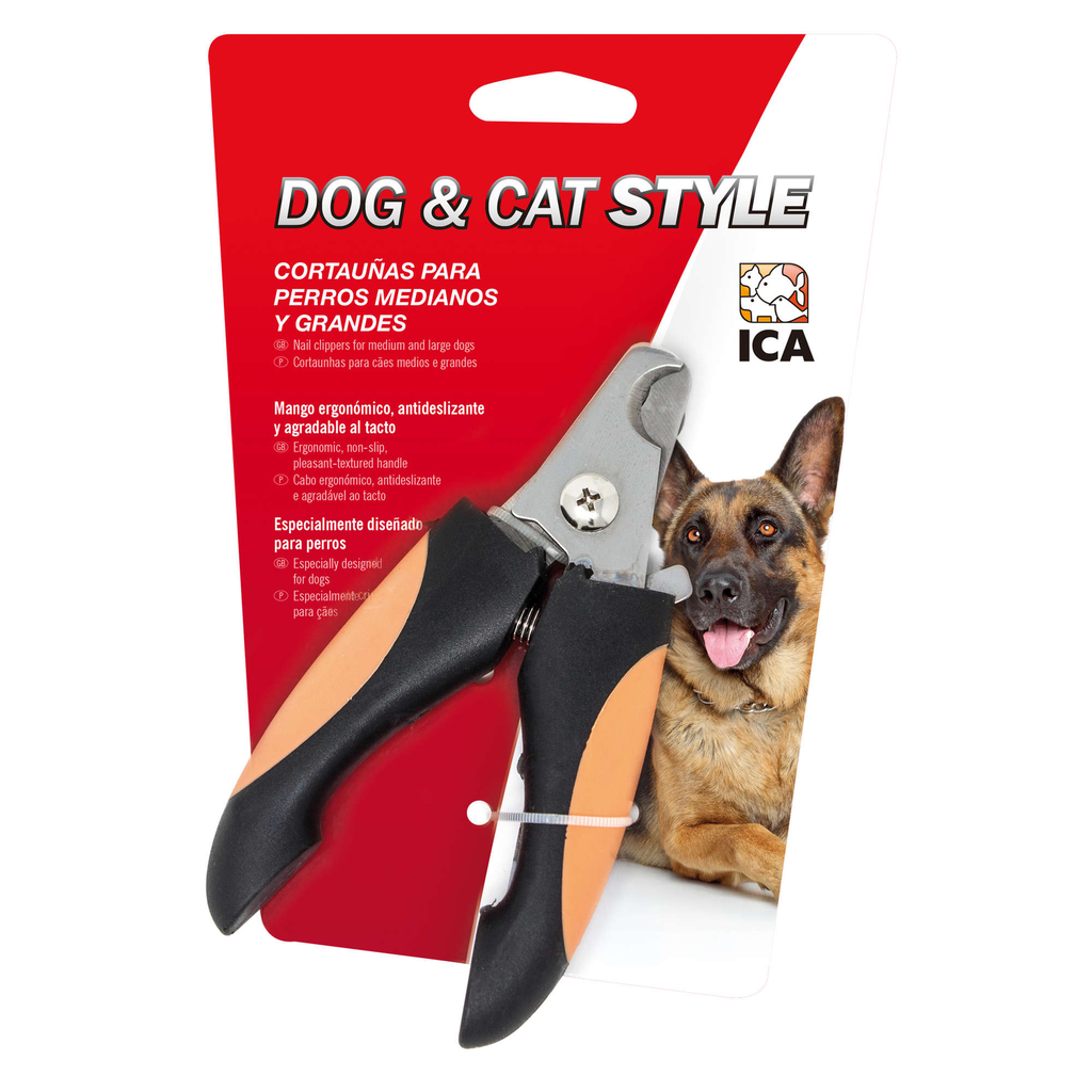 Tenazas Cortauñas ICA 15cm – Cortauñas profesional para perros medianos, grandes y gatos