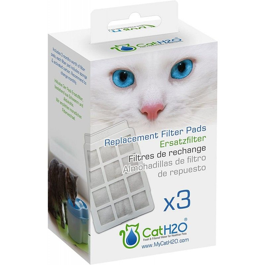 Filtros Recambio para Fuentes de Agua de Perros y Gatos (3 unds) | Agua Siempre Limpia