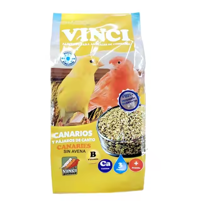 Mixtura Canarios Vinci sin Avena 20kg – Semillas premium con aroma de plátano
