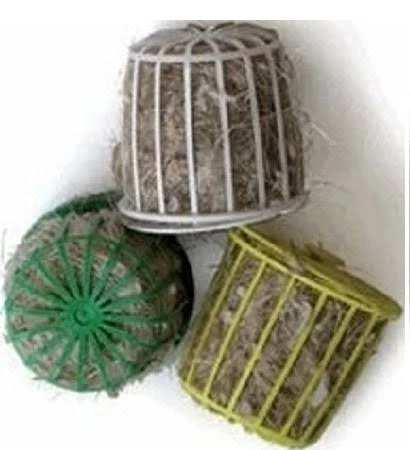Porta Pelote para Pájaros - Relleno de Fibras Naturales