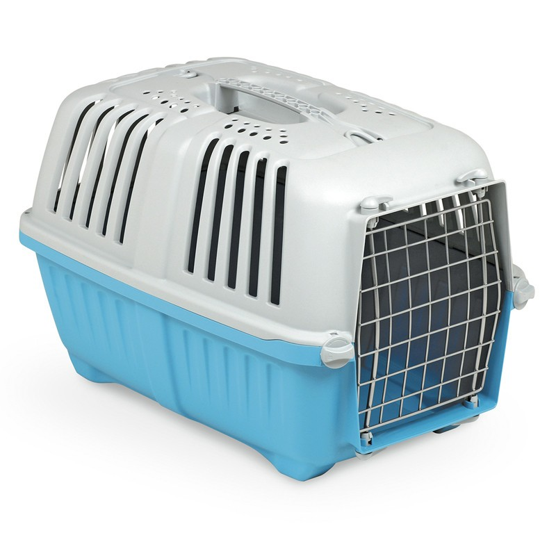 Transportín Pratiko 2 Puerta Metal 55x39x40cm – Mayor seguridad y ventilación para mascotas
