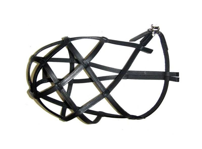 Bozal de cuero XL Trixie