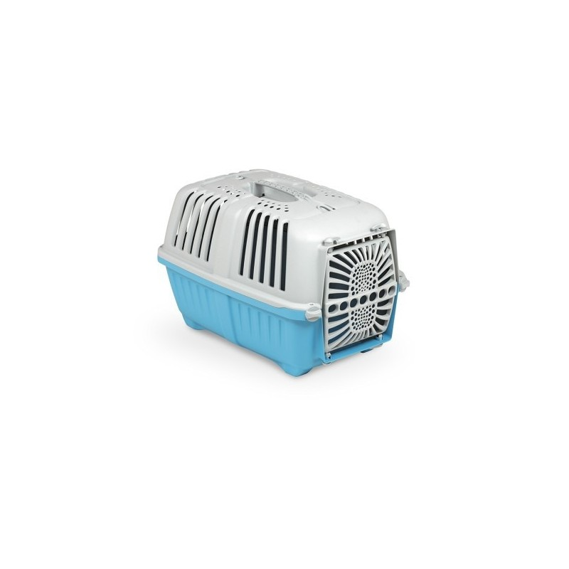 Transportín Pratiko 1 48x31,5x33cm – Transportín de plástico seguro para mascotas pequeñas