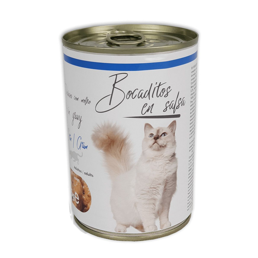 Bocaditos con Carne de Atún y Cereales para Gatos 85gr