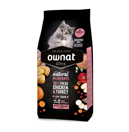 Ownat Ultra Kitten Sterilized para Gatitos Esterilizados 1,5kg