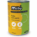 Milú Alimento Húmedo de Pollo con Pera para Perros – 400 g