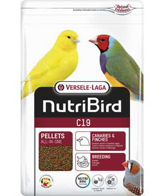NutriBird C19 3kg – Pellets de cría para canarios y fringílidos