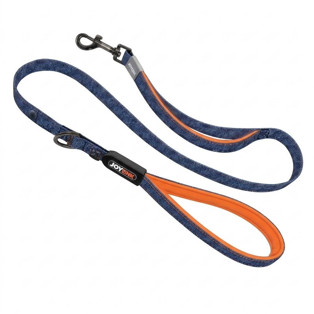 Correa Nylon Joyser Azul/Naranja M 1.2m | Paseo